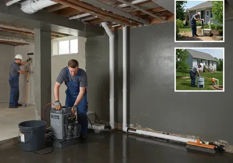 Basement Waterproofing and Flood Prevention process in Wellington, TX